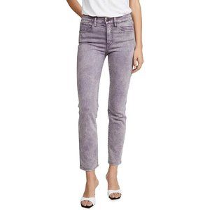 3x1 Women's Stevie Straight Jeans, Grape Soda, Purple Size 31